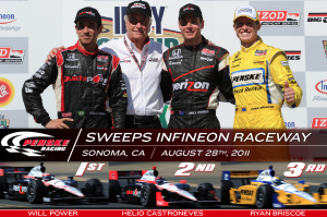 Mazak co<em></em>ngratulates Team Penske Racing on a winning weekend