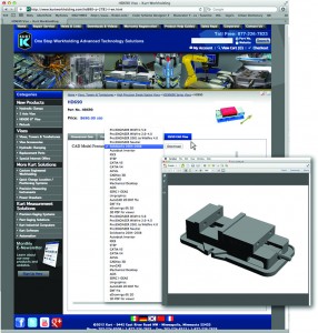 6281 KURT Website CAD Module Kurt Workholding adds CAD module to website