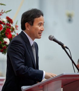 Masahiko Mori DMG/Mori Seiki USA host grand opening of new facility