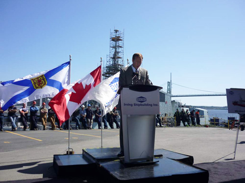 Budget officer takes aim at Tories handling of long delayed navy supply ships