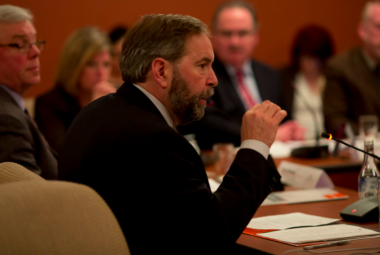 Mulcair says NDP open to Canada EU free trade deal, but not at any cost