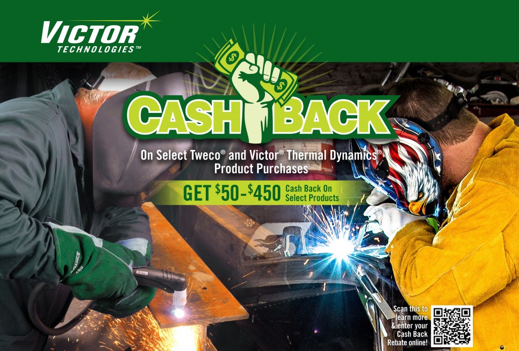 Victor Technologies launches cash back rebate program