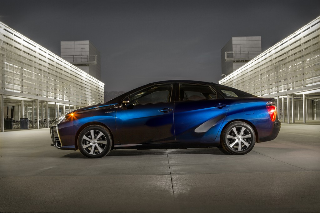 The Toyota Mirai fuel cell car—coming soon to the U.S.