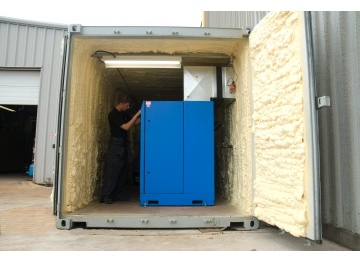Space saving compressor rooms