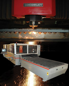 Laser cutting: flying with lasers