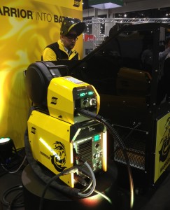 ESAB warrior good(web) FABTECH takes on industry problems in Vegas