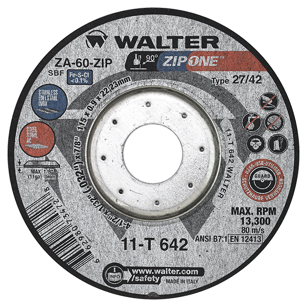 Walter Surface Technologies unveils new TYPE 27 cutting wheel