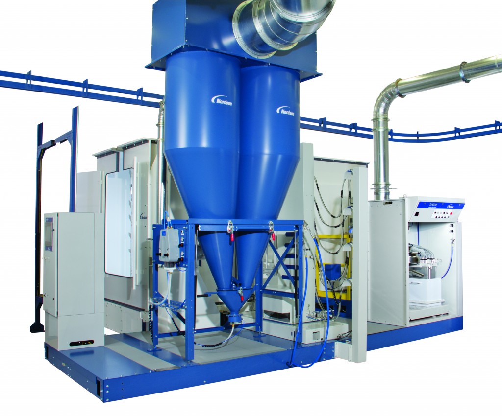 New Nordson powder coating system