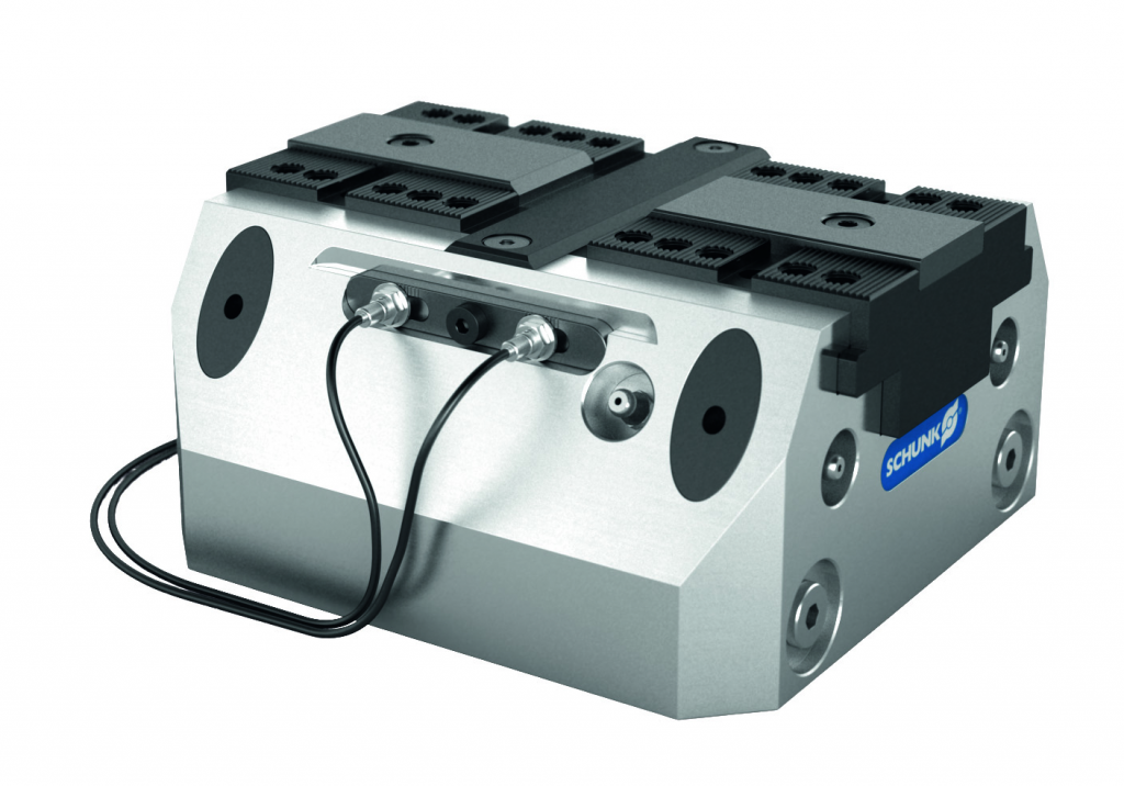 Schunks flexible chuck jaw monitoring