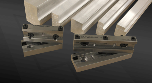 CARVEsmart dovetailed quick change vice jaw system