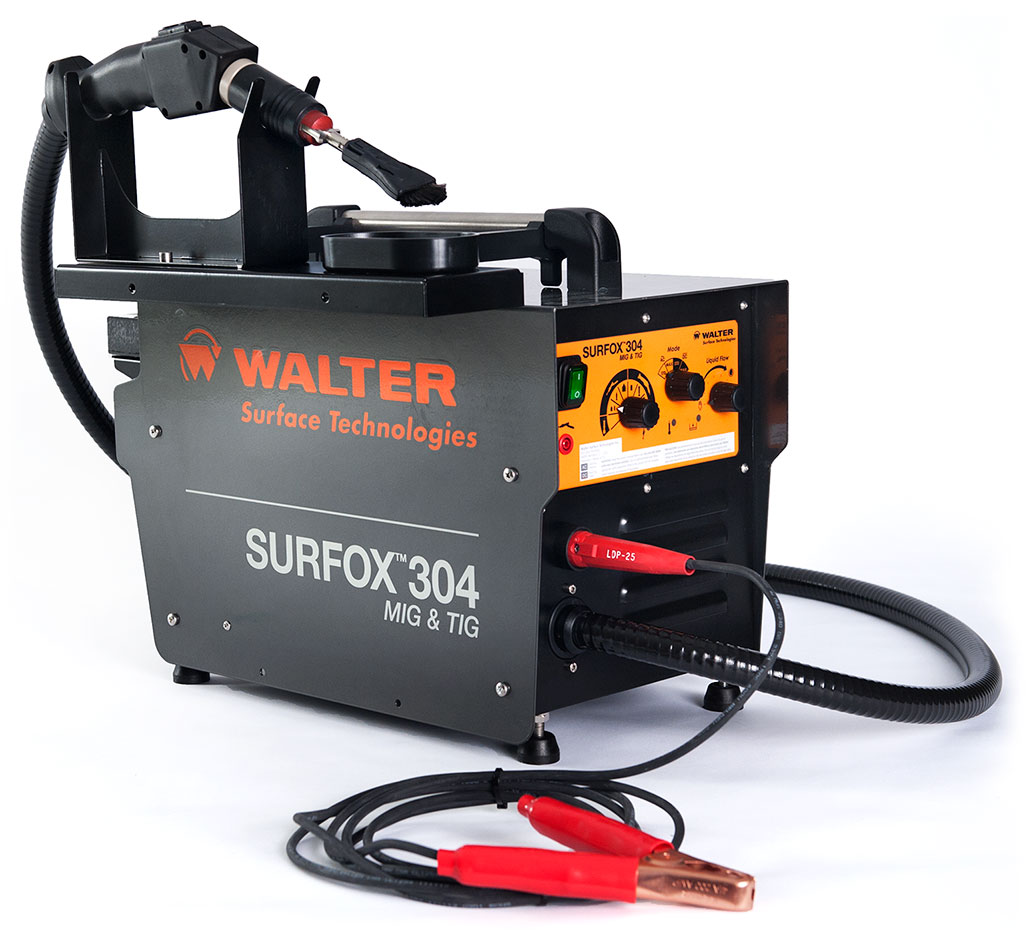 The new SURFOX 304 MIG  TIG cleaning system