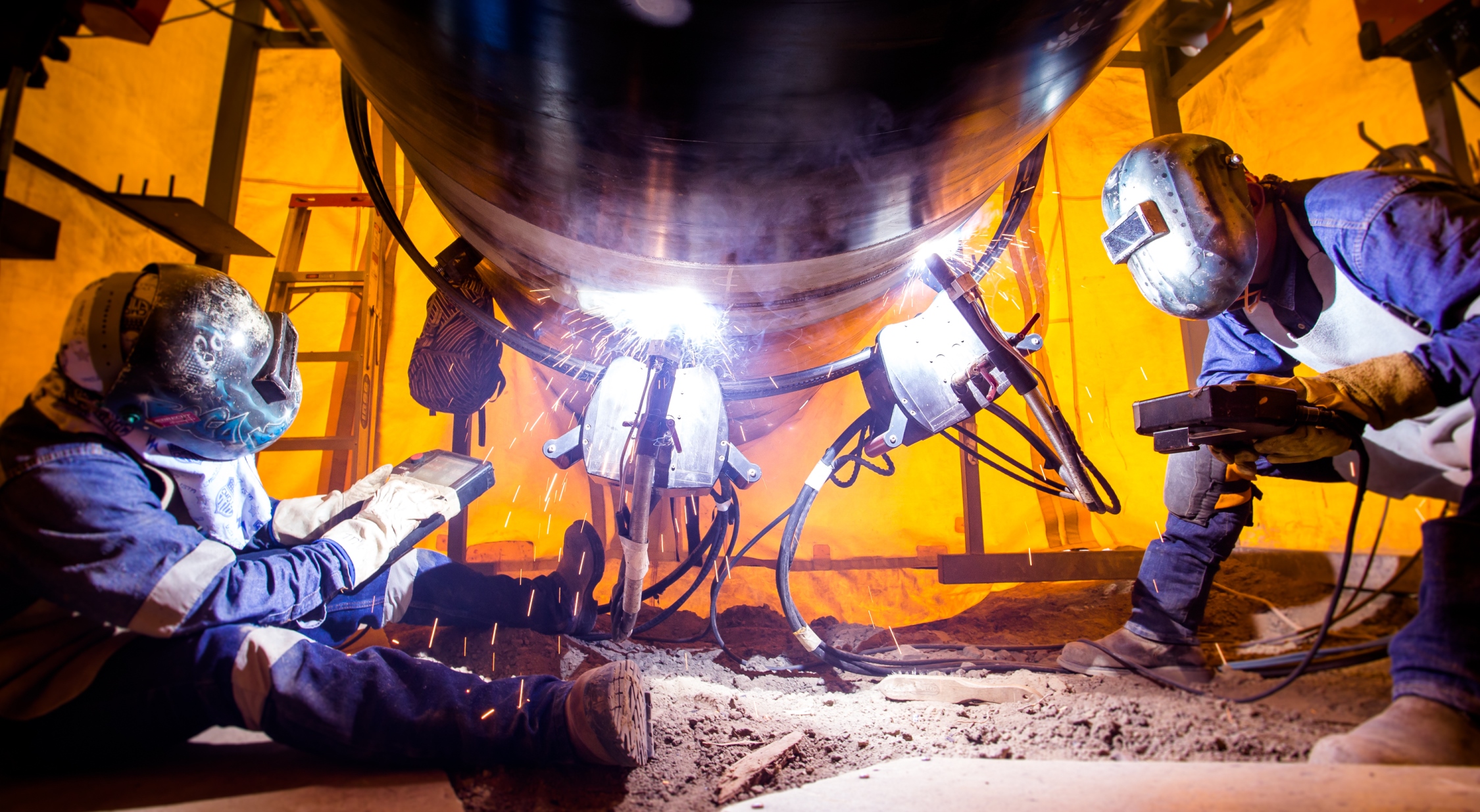 Lincoln Electrics orbital MIG welding system