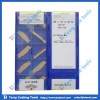 ZCCCT grooving inserts ZRKD06-MG YBG202 with discount price, high hardness