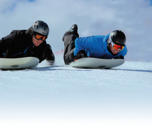 The ba<em></em>seboard allows riders to experience the adrenalin fuelled, head-first ride position of skeleton racing. Precision performance parts help athletes to win medals